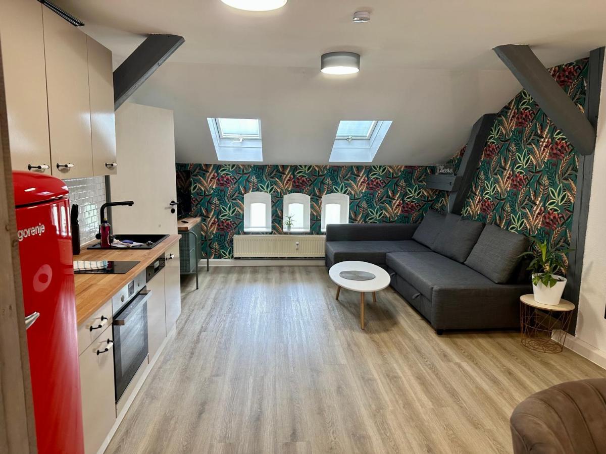 Apartment Zum Bunten Schmetterling Inkl. Parkplatz Érfurt Exterior foto